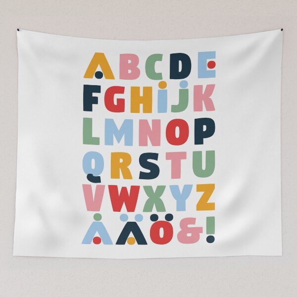 Item preview, Swedish Colorful Alphabet designed and sold by EllinorPrints.