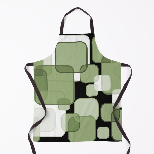 Item preview, Retro Square Bubbles - Green and Black designed and sold by Quooki.