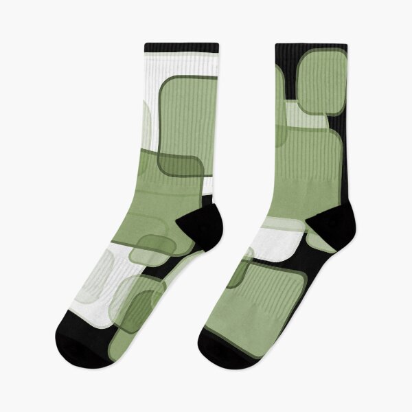 Item preview, Retro Square Bubbles - Green and Black designed and sold by Quooki.