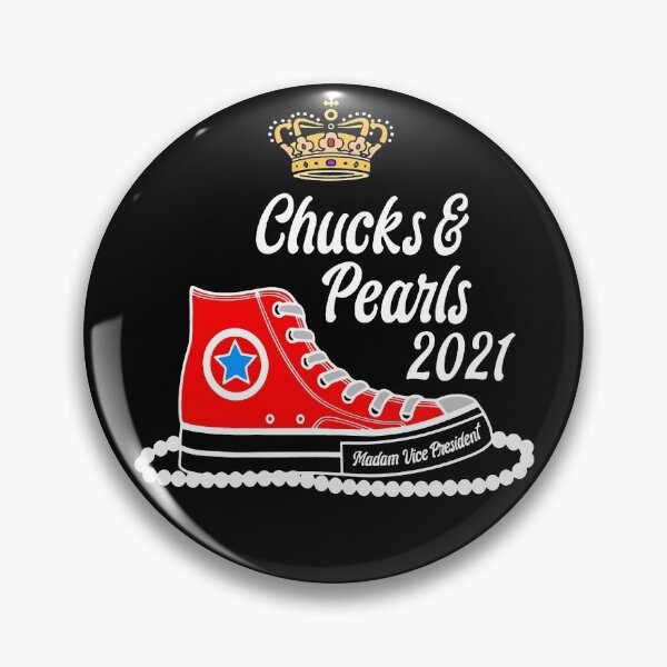 Item preview, Chucks and Pearls 2021 - Kamala Harris Inauguration Sorority Sisters designed and sold by urban-design.
