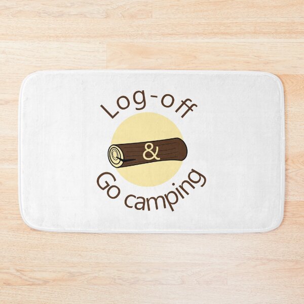 Item preview, Log-off and go camping designed and sold by TKsTees.