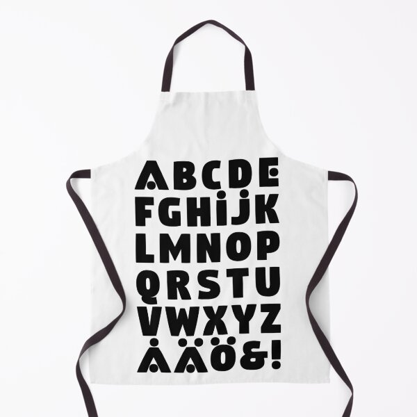 Item preview, Swedish Black & White Alphabet designed and sold by EllinorPrints.