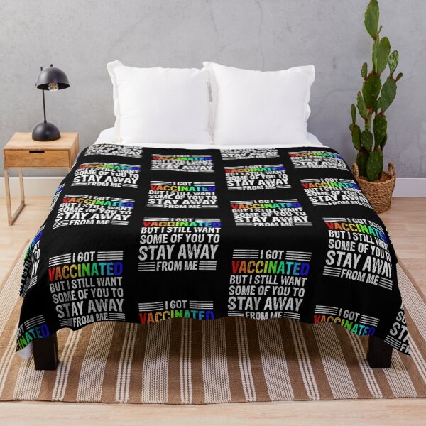 Item preview, Colorful - Vaccinated Funny Vaccine Humor Social Distancing designed and sold by urban-design.