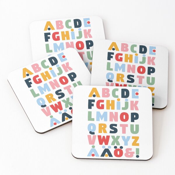 Item preview, Swedish Colorful Alphabet designed and sold by EllinorPrints.
