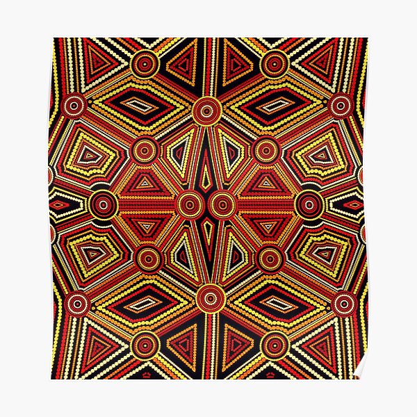 # 0019 style naturel | art aborigène | Poster