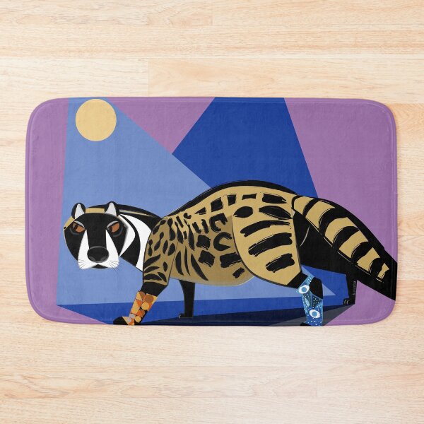 Item preview, African Civet  and wildlife blue moon designed and sold by belettelepink.