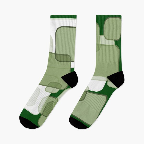 Item preview, Retro Square Bubbles - Green and Dark Green designed and sold by Quooki.