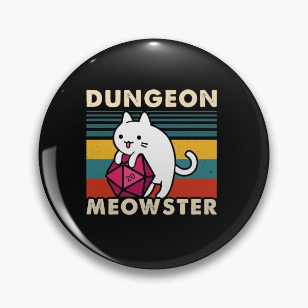 Item preview, Dungeon Meowster Funny DnD Tabletop Gamer Cat D20  designed and sold by khangiay2711.