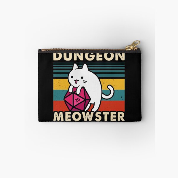 Item preview, Dungeon Meowster Funny DnD Tabletop Gamer Cat D20  designed and sold by khangiay2711.