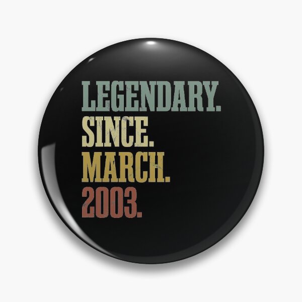 Item preview, Legendary Since March 2003 Birthday Gift Idea designed and sold by Marco Damm.
