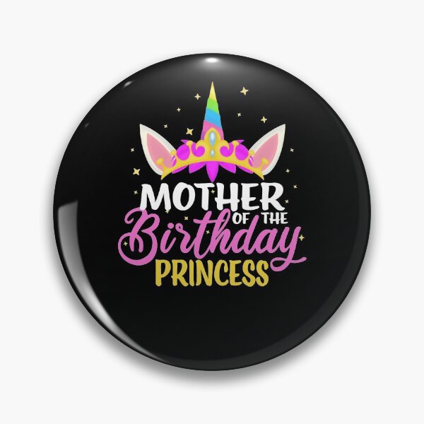 Item preview, Mother Of The Birthday Princess Girl Unicorn Diadem Birthday designed and sold by RJ-Art.