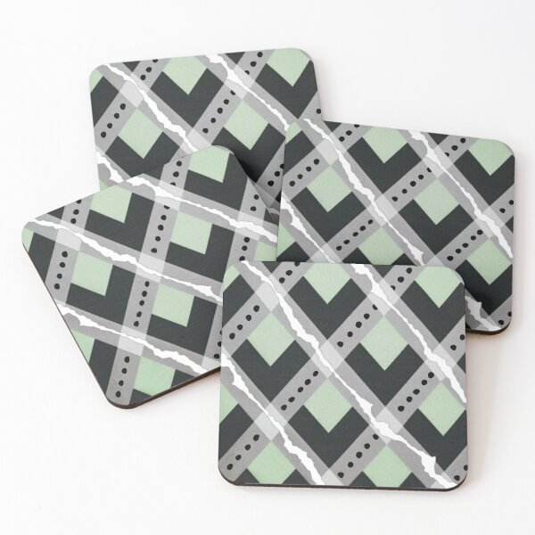 Item preview, Modern Argyle Pattern - Mint green, back and white designed and sold by Joejo19.