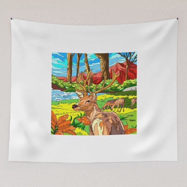 Item preview, beautiful deer with nature. designed and sold by Rathod Nirav.