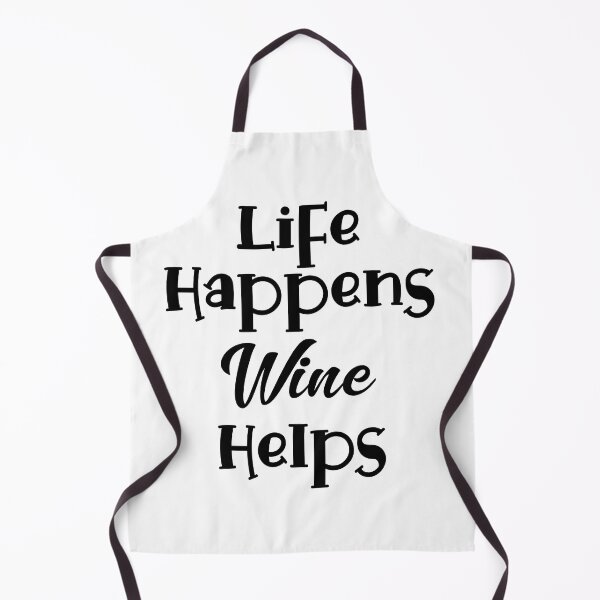 Item preview, Life Happens, Wine Helps designed and sold by LovenLaughter.