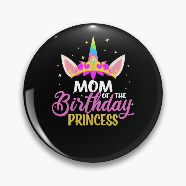 Item preview, Mom Of The Birthday Princess Girl Unicorn Diadem Birthday designed and sold by RJ-Art.