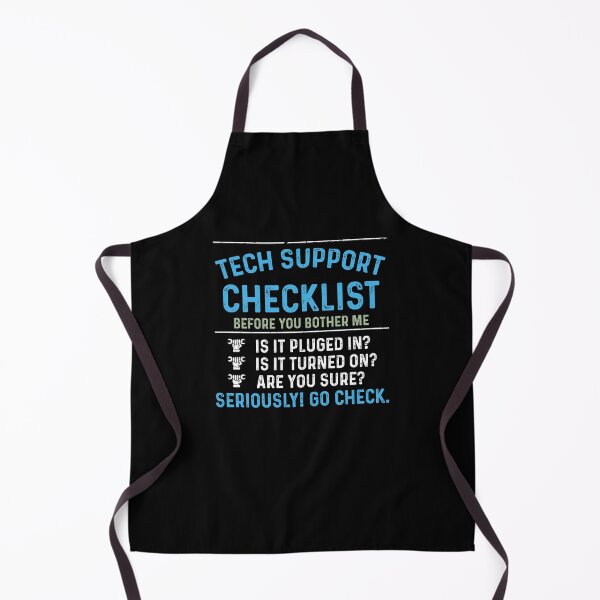 Item preview, Tech Support Checklist Befor You Bother Me - Funny Best Gift Ideas For Birthday Fathers Day Men Friend Technology designed and sold by NDTStore.