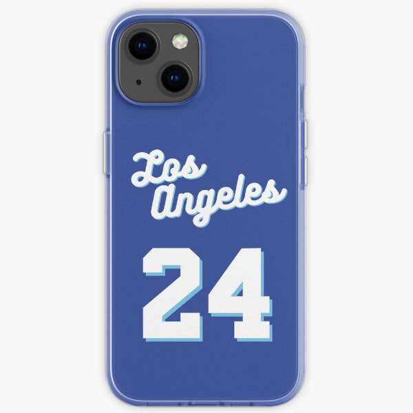 Kobe Game 2021 Baby Blue and White Jersey | No. 24 Showtime iPhone Soft Case