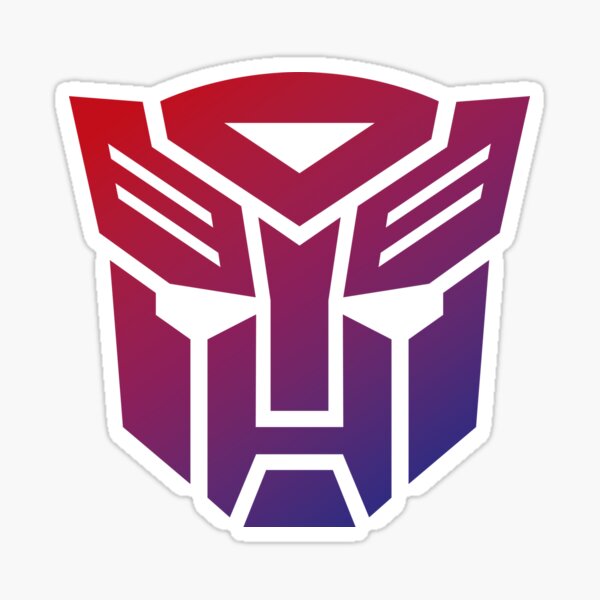 one red and one purple Details about    Autobot and Decepticons Flags Stickers 