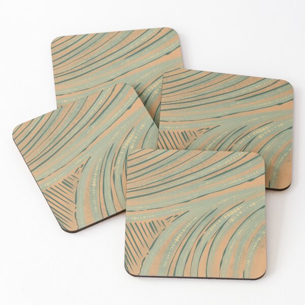 Item preview,  Nature Colors Series - Green Tiger Stripes with Yellow Dots designed and sold by emm-j.