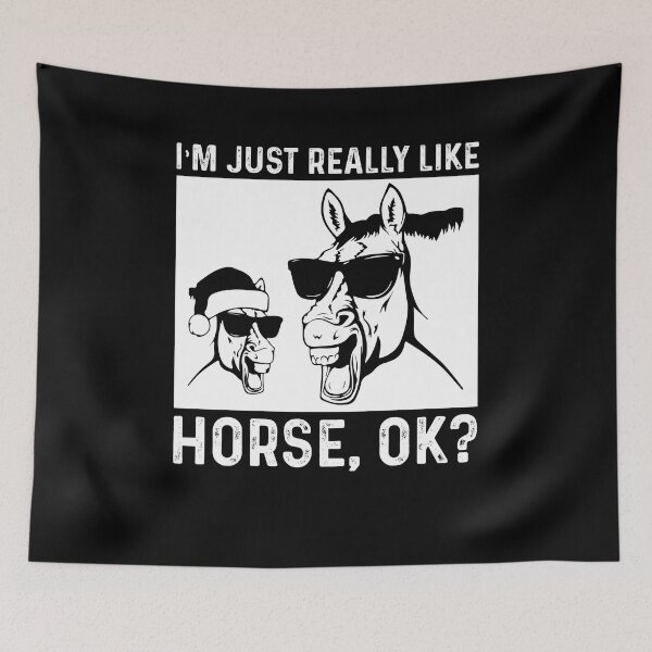 Item preview, Horse - Im Just Really Like Horse OK - Funny Best Gift Idea For Horse Lover Birthday designed and sold by NDTStore.