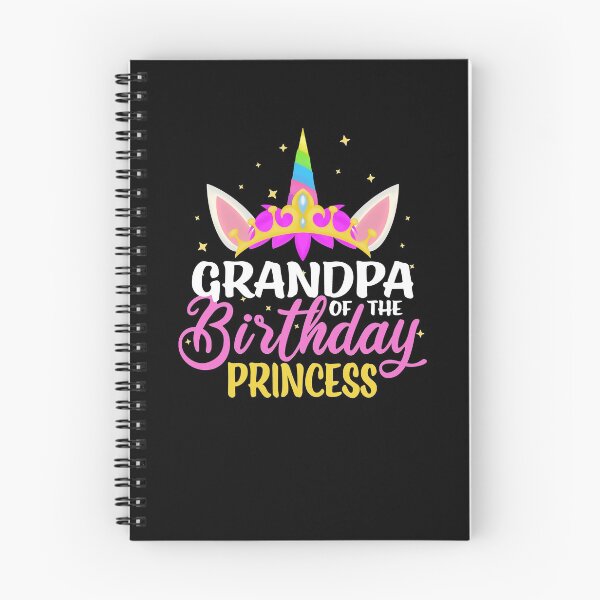 Item preview, Grandpa Of The Birthday Princess Girl Unicorn Birthday designed and sold by RJ-Art.