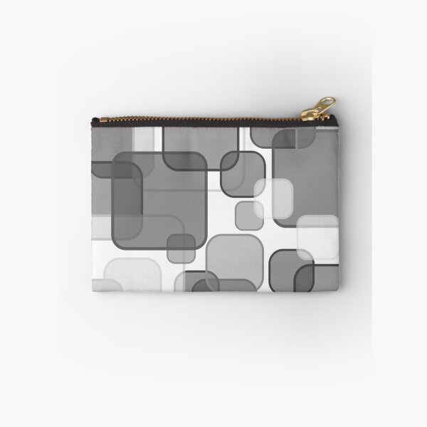 Item preview, Retro Square Bubbles - Grey and White designed and sold by Quooki.