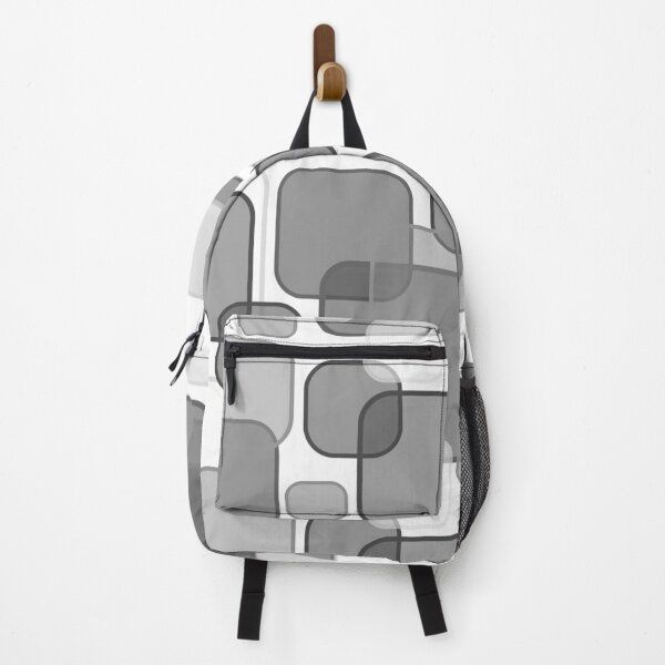 Item preview, Retro Square Bubbles - Grey and White designed and sold by Quooki.