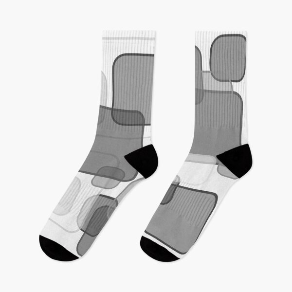 Item preview, Retro Square Bubbles - Grey and White designed and sold by Quooki.