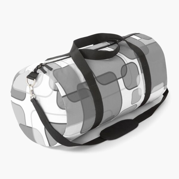 Item preview, Retro Square Bubbles - Grey and White designed and sold by Quooki.