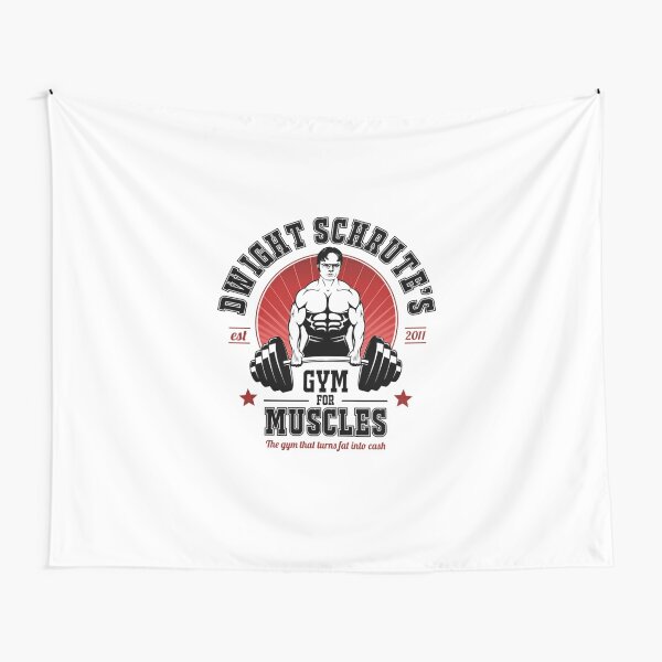 Dwight Schrute's Gym For Muscles Tapestry