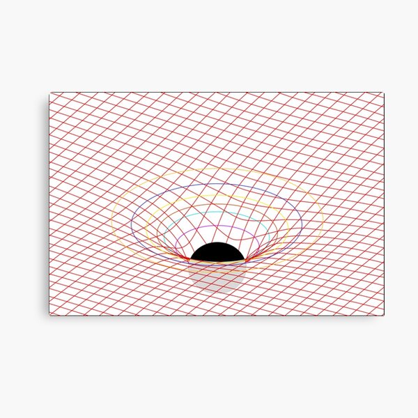 Induced Spacetime Curvature, General Relativity Canvas Print