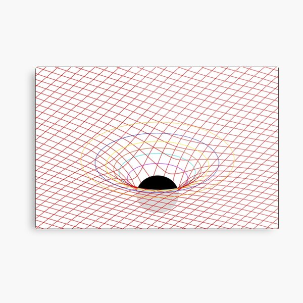 Induced Spacetime Curvature, General Relativity Metal Print