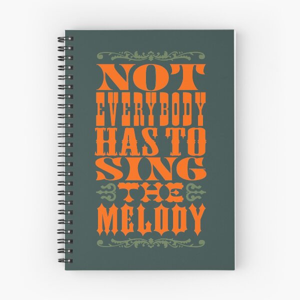 Item preview, Not everybody has to sing the melody v.2 designed and sold by x1brett.