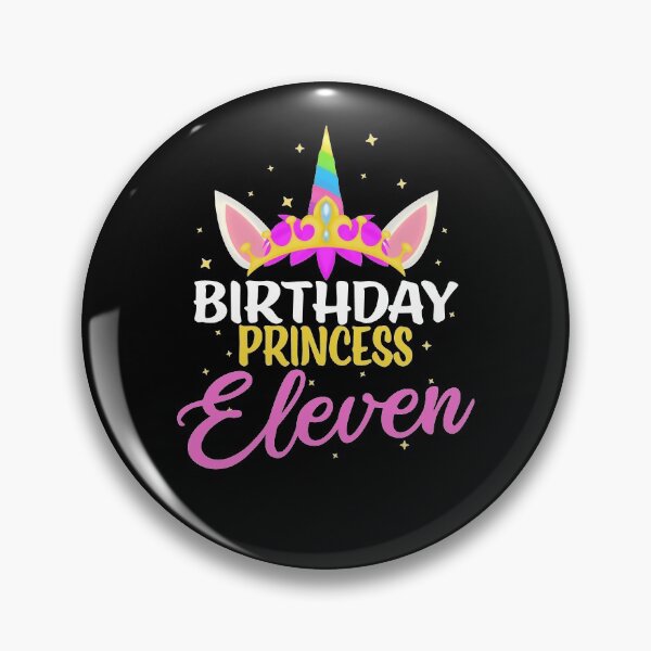 Item preview, 11 Years Old Birthday Princess Girl Unicorn Diadem Birthday designed and sold by RJ-Art.
