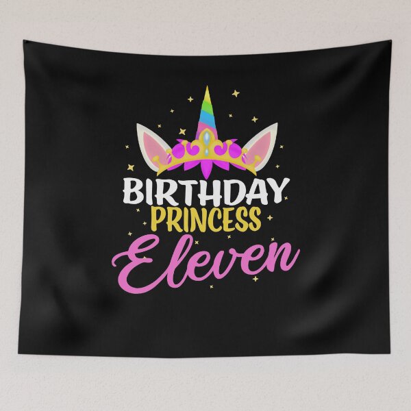 Item preview, 11 Years Old Birthday Princess Girl Unicorn Diadem Birthday designed and sold by RJ-Art.