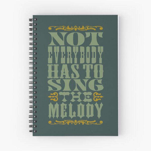 Item preview, Not everybody has to sing the melody v.3 designed and sold by x1brett.