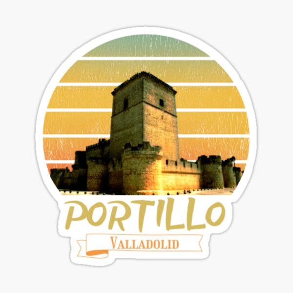 Portillo - pueblo España - Valladolid Pegatina
