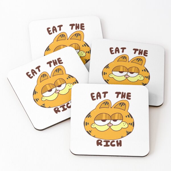 Item preview, g a r f i e l d EAT THE RICH designed and sold by khangiay2711.