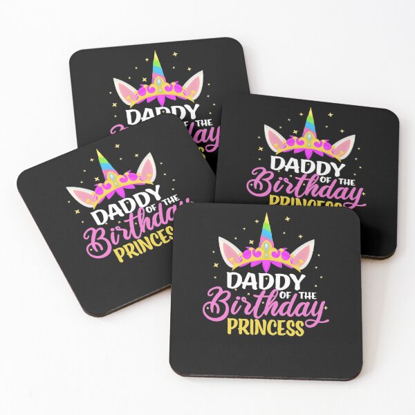 Item preview, Daddy Of The Birthday Princess Girl Diadem Unicorn Birthday designed and sold by RJ-Art.