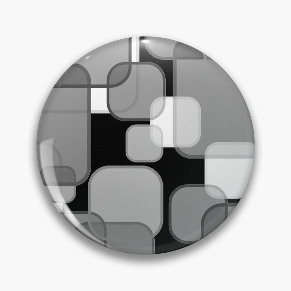 Item preview, Retro Square Bubbles - Grey and Black designed and sold by Quooki.