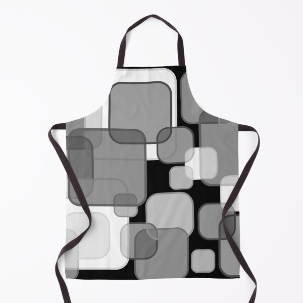Item preview, Retro Square Bubbles - Grey and Black designed and sold by Quooki.