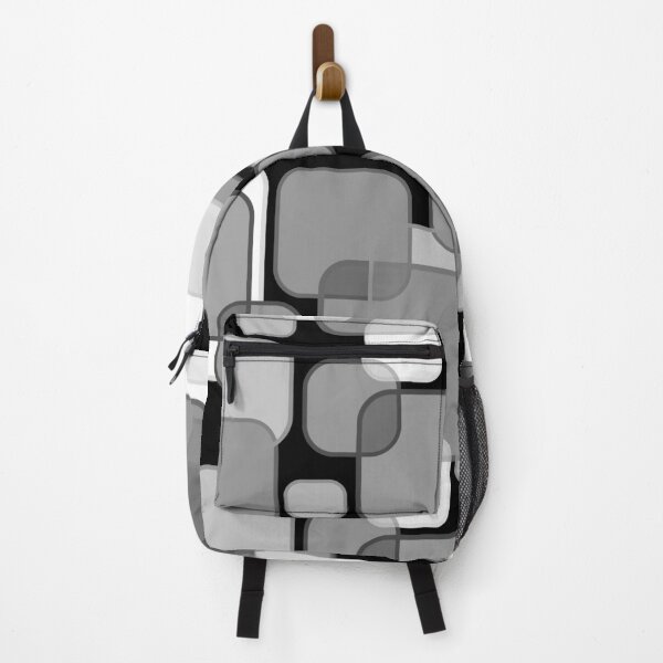 Item preview, Retro Square Bubbles - Grey and Black designed and sold by Quooki.
