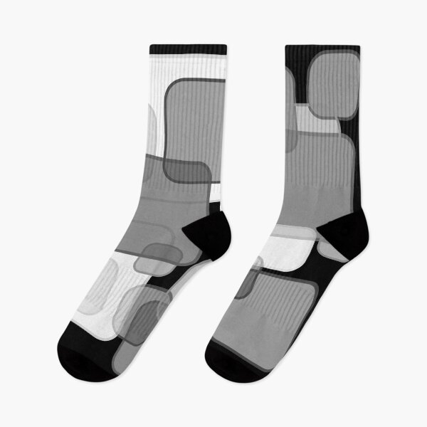 Item preview, Retro Square Bubbles - Grey and Black designed and sold by Quooki.