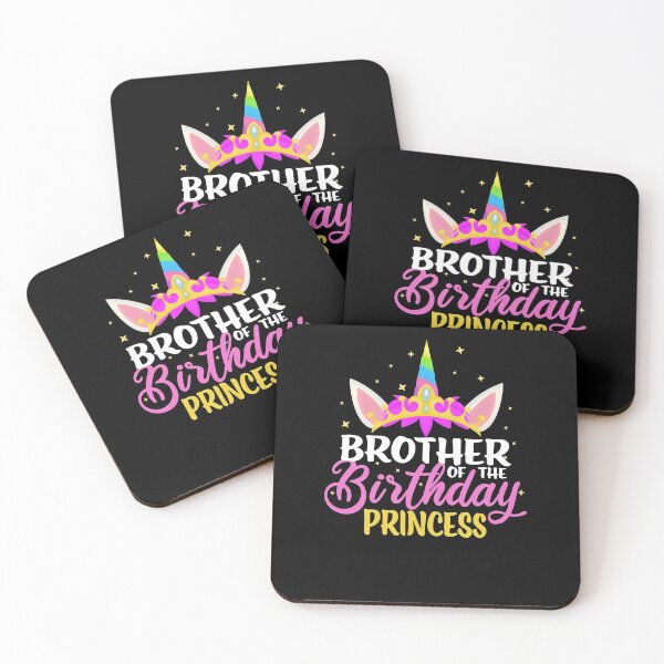 Item preview, Brother Of The Birthday Princess Girl Unicorn Birthday designed and sold by RJ-Art.