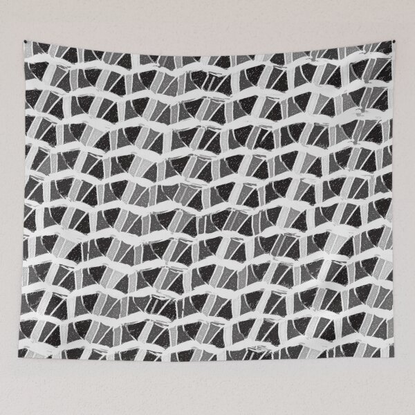 Item preview, Graphic geometric shapes - black and white designed and sold by SulkaCreative.