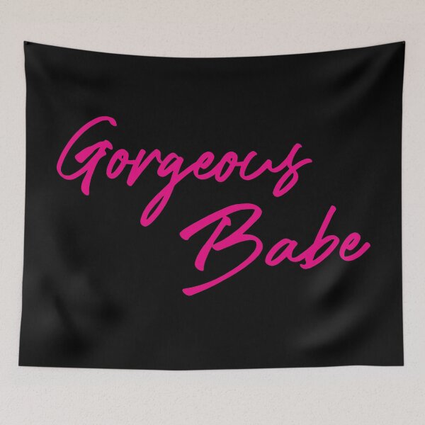 Item preview, Gorgeous Babe - Shocking Pink Handwritten designed and sold by NiAArtland.