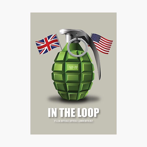 In The Loop - Alternative Movie Poster Photographic Print