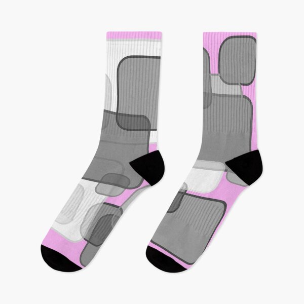 Item preview, Retro Square Bubbles - Grey and Pink designed and sold by Quooki.