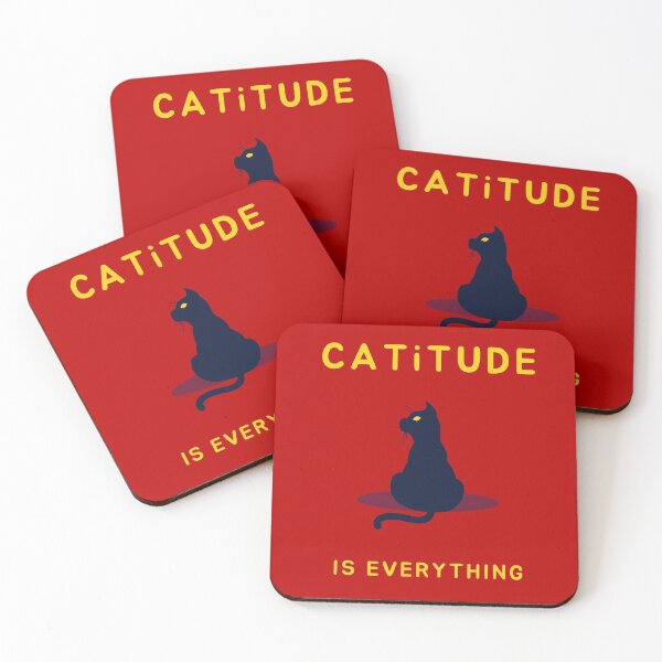 Item preview, Catitude IS EVERYTHING - Cat Lovers designed and sold by Desandu.