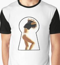 Woman in the Keyhole Graphic T-Shirt